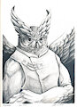 Commission: MephistonOwl by AbsintheKitsune