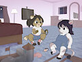 Playmates (Art by Felyn)