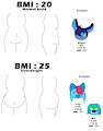 Belly size ref (1-2) by CuddleFox