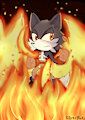 Hairo the Wolf wallpaper #1 (Sonic FC) by Silver8lue