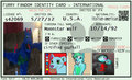 furry fandom ID card