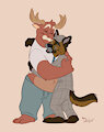 Cuddles with AJ by niles