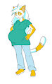 Pregnant Tipper - coloured