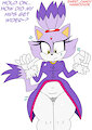 Blaze From Sweetdandy’s Livestream(Colored By Habbodude) by ILikeSonicSmut