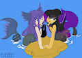 Mer-May with the girls