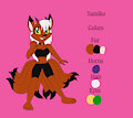 Yamiko Reference Sheet by KendraEevee