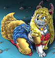 Firecat sailormoon redraw meme :V by kitsuneyoukai
