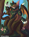 One with the forest - Art by Princessnapped