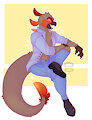 You've caught the raptor's eye - Art by Mudzy