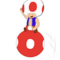 Bouncy mushroom toad by Balloonbouncer