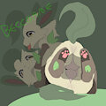 2 leafeons by BECC0A3E