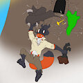 A hasty escape