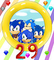 Sonic 29th Anniversary Drawing~