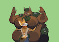 Belly Squish - Art by Jeffie B