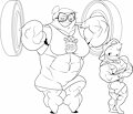 Fitness in Duck Mansion - by Redsilver by LeChevalier