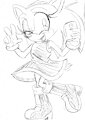 Sonic Bluebell Cutie Selfie Wip by ClassicSatAmSonic
