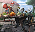 Jeremy and Chuckys feast