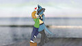 Lucario and Nycteus Sketchbook by LucarioNycteus