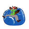 Nick's lounging balloon by Balloonbouncer