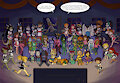 Halloween Movie Night! (Art by Pears)