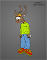 The Reindeer In The Green Jacket by FabiusCervus