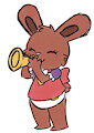 Amy's Trumpet -By @PandorasArtbox-