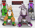 Commission - Fox & Wolf