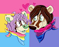 Pride mustelids by Pleasedontbite
