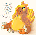 Sketch 29-06-2020 - Chocobo suit kweh'd