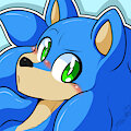 Sonic Head Sketch by JustTaylor