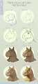 Painting a cartoonish horse face + PSD