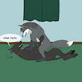 Hana pounce by Mearcu