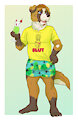Gebji Wearing Pineapple Slut