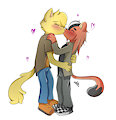 kissing by jefryx111