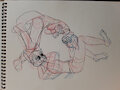 Undersketch- two little critters of the night.