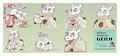 Dozer Sticker Set