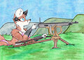 Armed Anthros: Colt M1895 Potato Digger