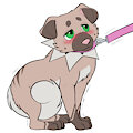 Leash Tug Sticker