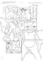 Work progress of Tails comic２