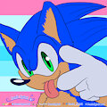 Transmasc Flag Sonic by SonicSpirit