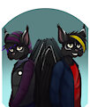 The Twins - Kiera and Manius by manicMagician