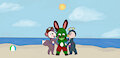 Bunny at the Beach (by Whirchi)