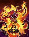 Incinerating N'zoth's Minions by Frostpuppi
