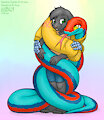 Sneaky hug