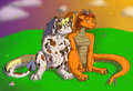 Kittydragons at Dusk