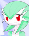 Gardevoir Face by drbrochette