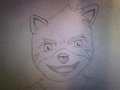 Red Panda Face by Munchystamp