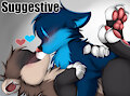 OtterxWolfy by Cloufy