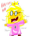 Kamek Disguised as Peach by RubberLappy