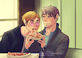 HQ. [Twincest] - Miyacest Week - Day 6 - Food by XaljaRuno